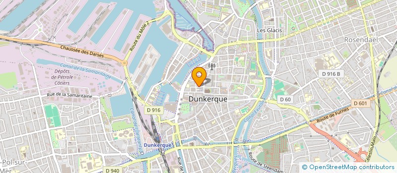 localisation de l'entreprise YO ELEC à DUNKERQUE