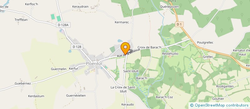 localisation de l'entreprise YO ELECTRICITE  PLOERDUT