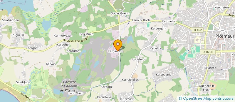 localisation de l'entreprise YO IMAGE à PLOEMEUR