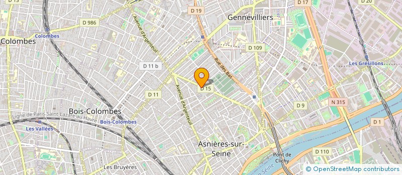 localisation de l'entreprise YO-NA  ASNIERES-SUR-SEINE