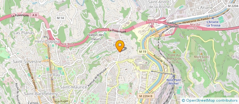 localisation de l'entreprise YO TAXI à NICE