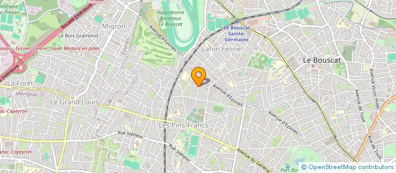 localisation de l'entreprise YO WINES  BORDEAUX