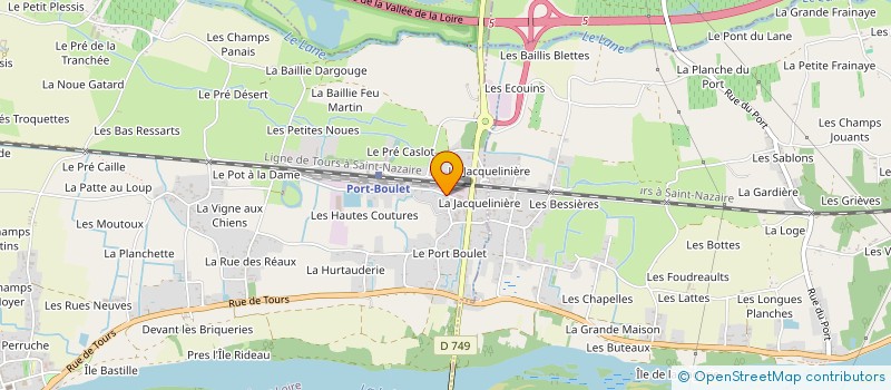 localisation de l'entreprise YO'Z FAMILY BAND  CHOUZE-SUR-LOIRE