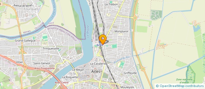 localisation de l'entreprise YOA à ARLES