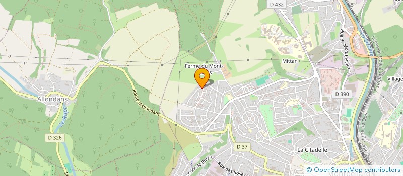 localisation de l'entreprise YOALA  MONTBELIARD