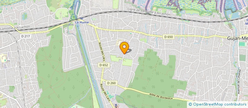 localisation de l'entreprise YOAMATEA à GUJAN-MESTRAS