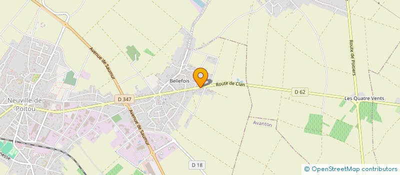 localisation de l'entreprise YOAN à NEUVILLE-DE-POITOU