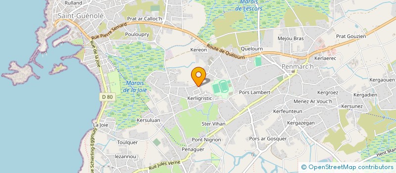 localisation de l'entreprise YOAN GUIVARCH MACONNERIE  PENMARCH