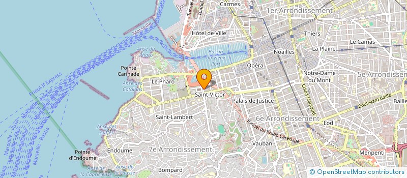 localisation de l'entreprise YOANN à MARSEILLE