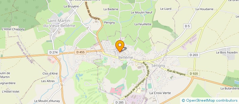 localisation de l'entreprise YOANN BIFFARD à BELLEME
