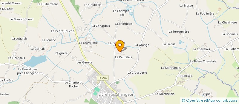 localisation de l'entreprise YOANN COMMANDOUX  LIVRE-SUR-CHANGEON