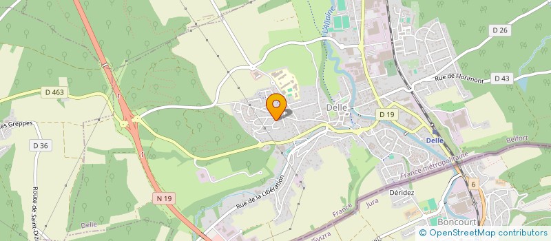 localisation de l'entreprise YOANN CONTRE LE CANCER à DELLE