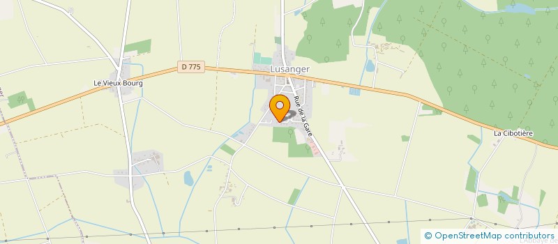 localisation de l'entreprise YOANN DUDOUET  LUSANGER