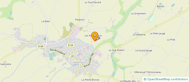 localisation de l'entreprise YOANN JACQUET  CHEMILLE-EN-ANJOU