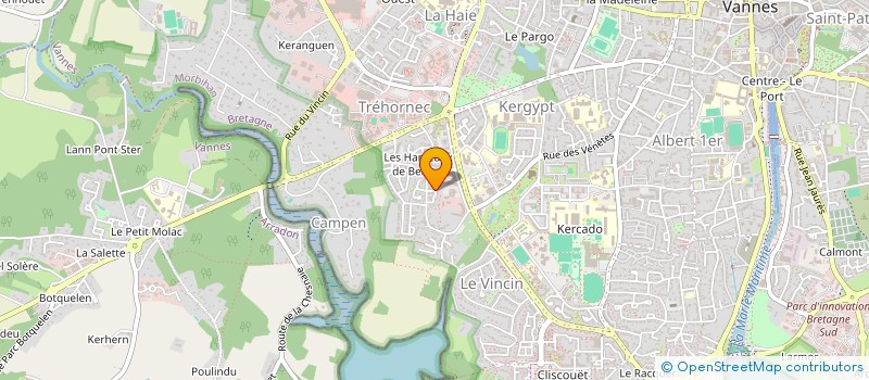 localisation de l'entreprise YOANN LATOUCHE GROUP à VANNES