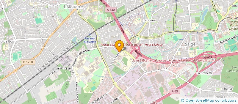 localisation de l'entreprise YOANN PAYSAGES à PESSAC