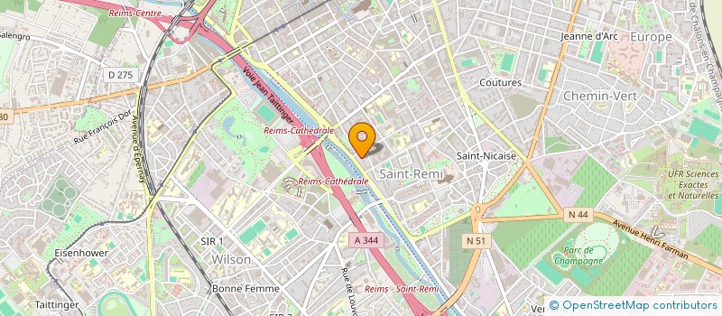 localisation de l'entreprise YOANN RENOVATION  REIMS