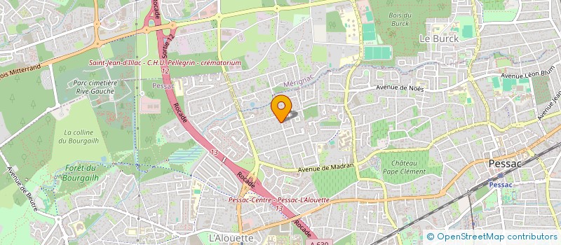 localisation de l'entreprise YOAXPO  PESSAC