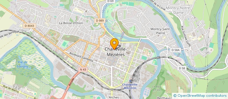 localisation de l'entreprise YOBAT  CHARLEVILLE-MEZIERES