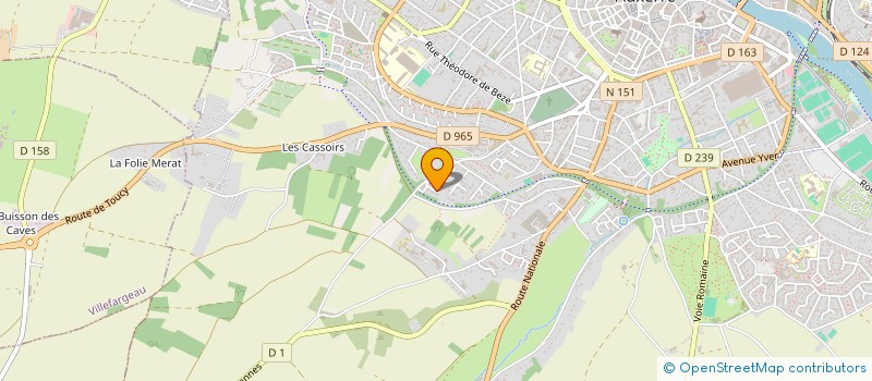 localisation de l'entreprise YOBI à AUXERRE