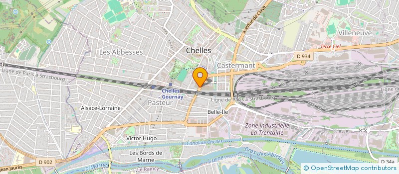 localisation de l'entreprise YOBU  CHELLES