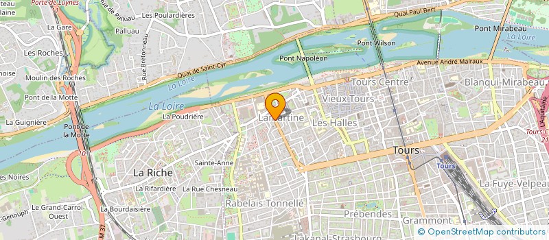 localisation de l'entreprise YOCA  TOURS