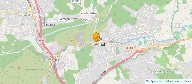 localisation de l'entreprise YOCA  AURIOL