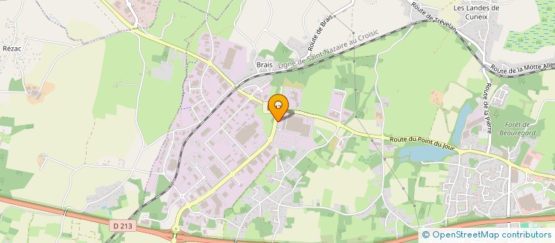 localisation de l'entreprise YOCA à SAINT-NAZAIRE