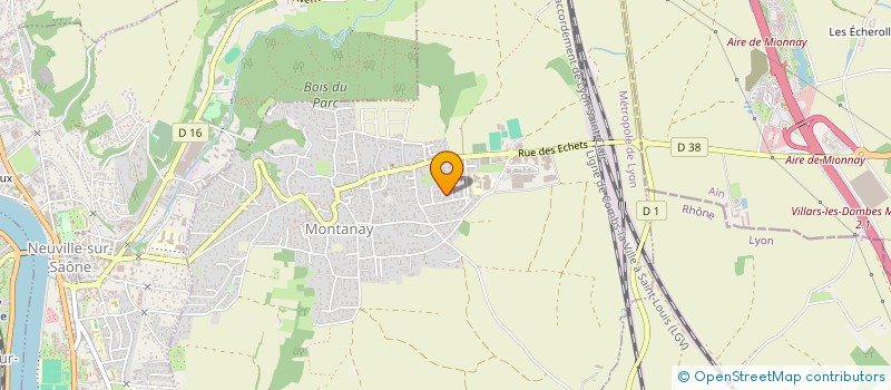 localisation de l'entreprise YOCELO  MONTANAY