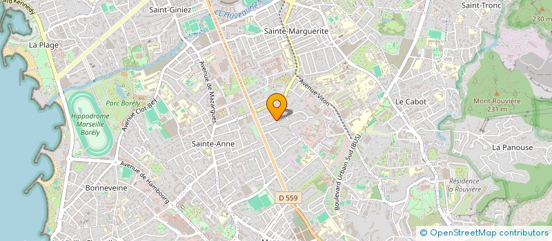 localisation de l'entreprise YOCEVA à MARSEILLE