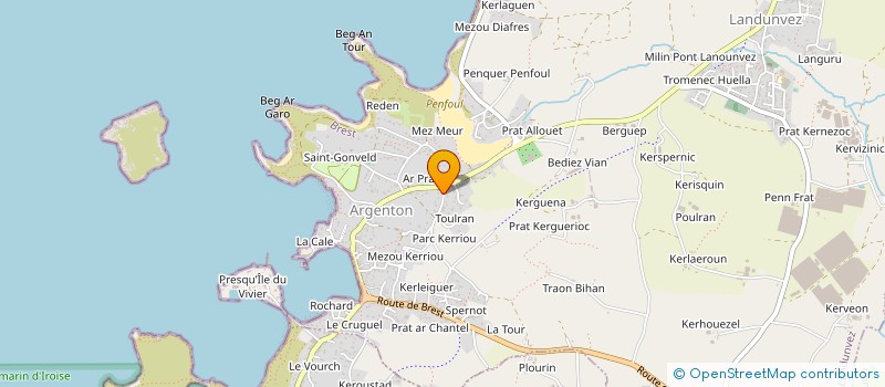 localisation de l'entreprise YOCH  LANDUNVEZ