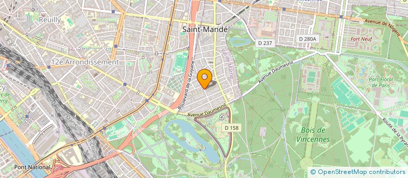 localisation de l'entreprise YOCH à SAINT-MANDE