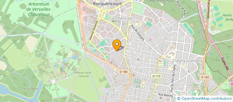 localisation de l'entreprise YOCO  LE CHESNAY-ROCQUENCOURT