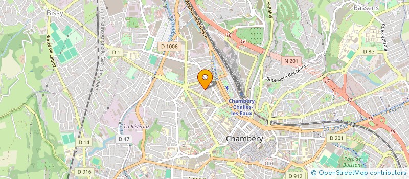 localisation de l'entreprise YOD  CHAMBERY