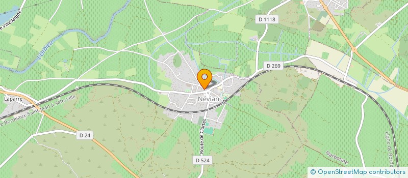 localisation de l'entreprise YOD-ENR  NEVIAN