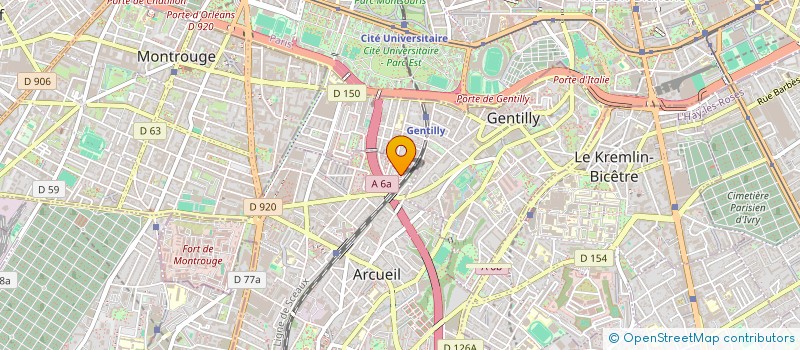 localisation de l'entreprise YOD SECURITE  ARCUEIL