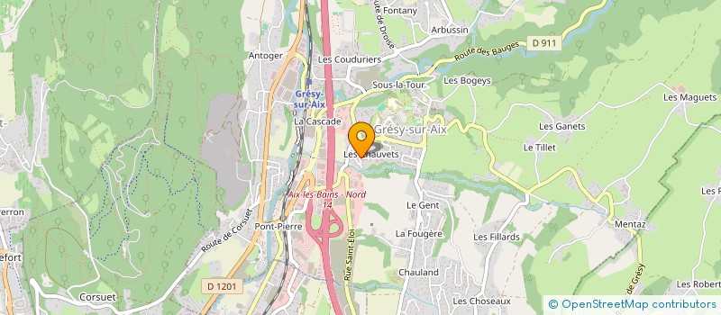 localisation de l'entreprise YODA  GRESY-SUR-AIX