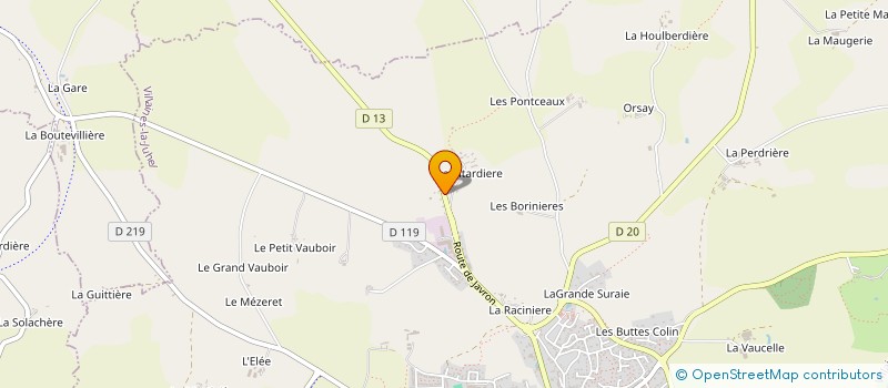 localisation de l'entreprise YODA  VILLAINES-LA-JUHEL