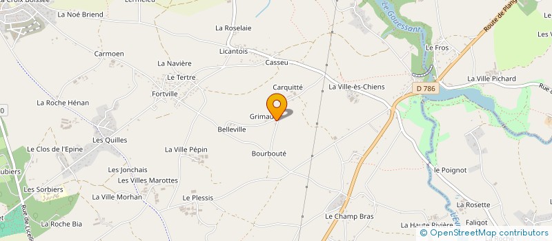 localisation de l'entreprise YODA FAMILY 22  HILLION