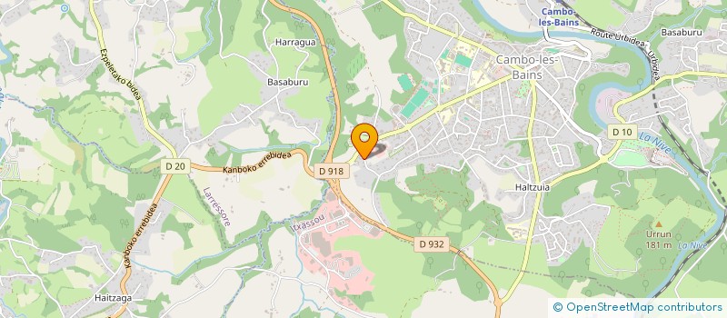 localisation de l'entreprise YODA GESTION  CAMBO-LES-BAINS