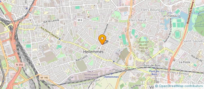 localisation de l'entreprise YODA SARL à LILLE