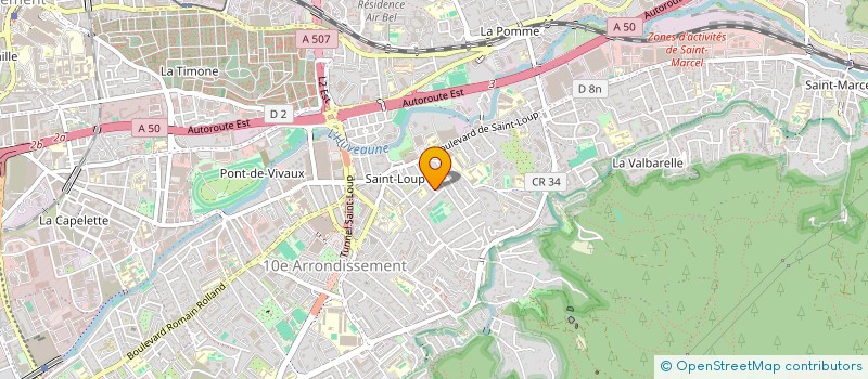 localisation de l'entreprise YODEA à MARSEILLE