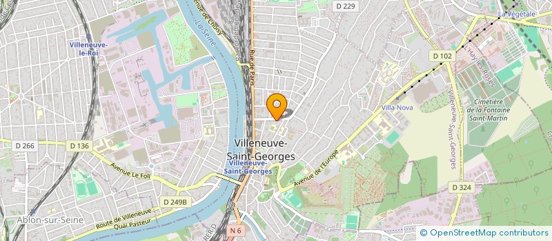 localisation de l'entreprise YODIO  VILLENEUVE-SAINT-GEORGES