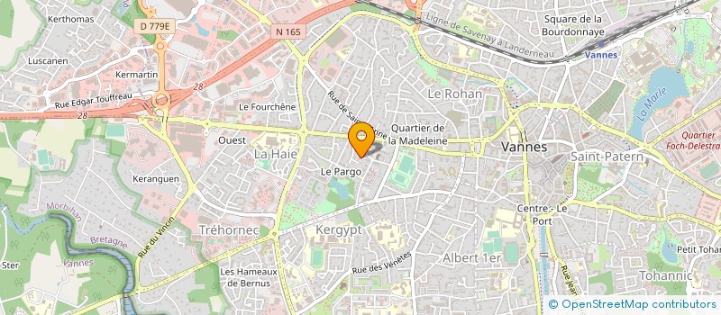 localisation de l'entreprise YODIRA à VANNES