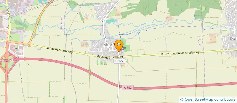 localisation de l'entreprise YODJE  ALTORF