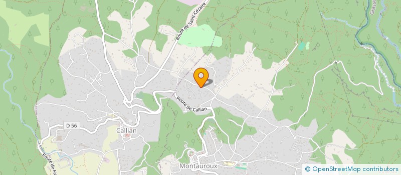 localisation de l'entreprise YODO  MONTAUROUX