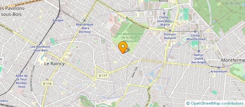 localisation de l'entreprise YOEV à CLICHY-SOUS-BOIS