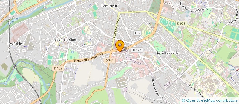 localisation de l'entreprise YOFOX à SAINT-BENOIT