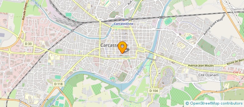 localisation de l'entreprise YOG à CARCASSONNE