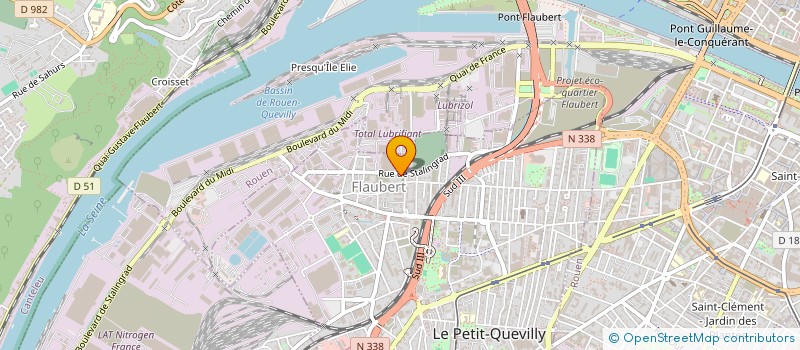 localisation de l'entreprise YOG'ATYPIC  LE PETIT-QUEVILLY